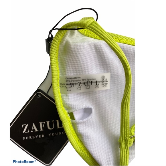 NWT Zaful Knotted Swim Top Size M - Picture 7 of 8